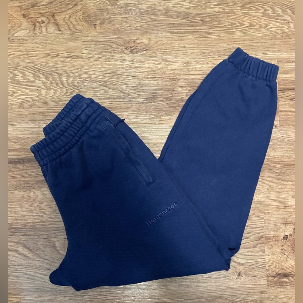 Adidas Pharrell Williams Humanrace Sweat Pants Basics Men Size Small Blue